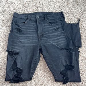 BLACK AMERICAN EAGLE SKINNY JEANS